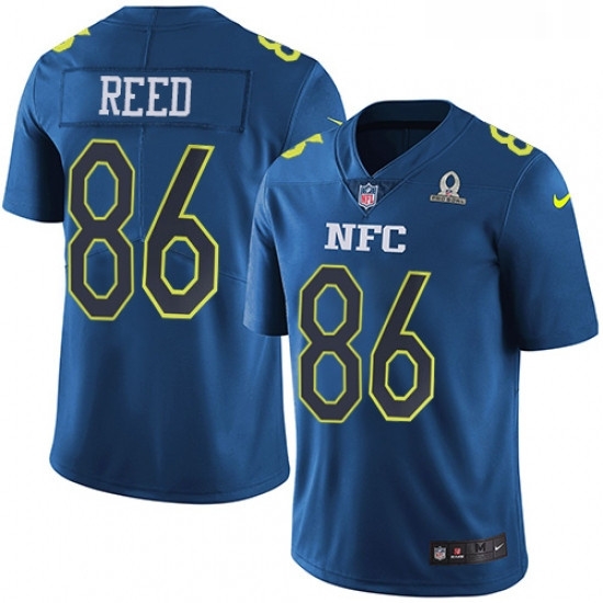 Mens Nike Washington Redskins 86 Jordan Reed Limited Blue 2017 Pro Bowl NFL Jersey Mens Nike Washington Redskins 86 Jordan Reed Limited Blue 2017 Pro Bowl NFL Jersey