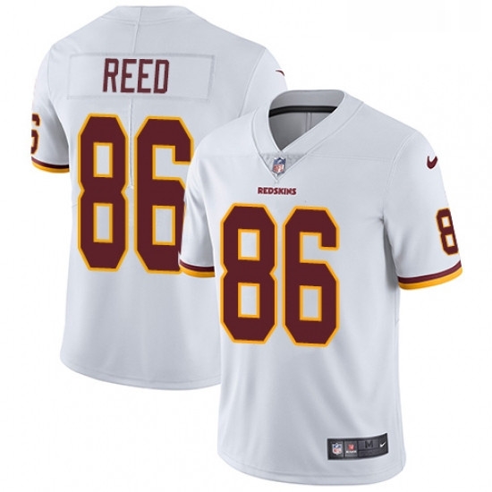 Mens Nike Washington Redskins 86 Jordan Reed White Vapor Untouchable Limited Player NFL Jersey Mens Nike Washington Redskins 86 Jordan Reed White Vapor Untouchable Limited Player NFL Jersey