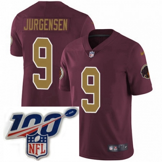 Mens Nike Washington Redskins 9 Sonny Jurgensen Burgundy RedGold Number Alternate 80TH Anniversary Vapor Untouchable Limited Stitched 100th anniversary Nec Mens Nike Washington Redskins 9 Sonny Jurgensen Burgundy RedGold Number Alternate 80TH Anniversary Vapor Untouchable Limited Stitched 100th anniversary Nec