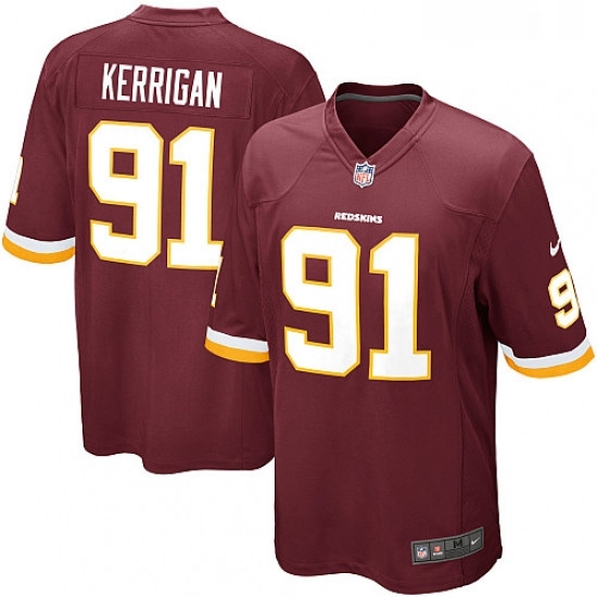 Mens Nike Washington Redskins 91 Ryan Kerrigan Game Burgundy Red Team Color NFL Jersey Mens Nike Washington Redskins 91 Ryan Kerrigan Game Burgundy Red Team Color NFL Jersey