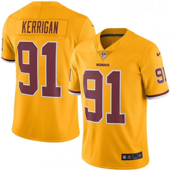 Mens Nike Washington Redskins 91 Ryan Kerrigan Limited Gold Rush Vapor Untouchable NFL Jersey Mens Nike Washington Redskins 91 Ryan Kerrigan Limited Gold Rush Vapor Untouchable NFL Jersey