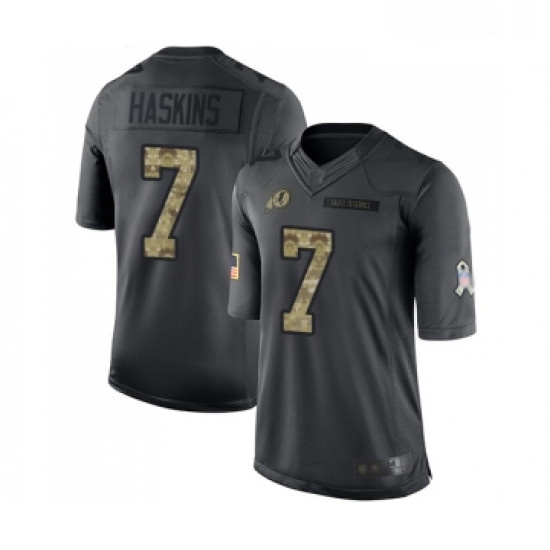 Mens Washington Redskins 7 Dwayne Haskins Limited Black 2016 Salute to Service Football Jersey Mens Washington Redskins 7 Dwayne Haskins Limited Black 2016 Salute to Service Football Jersey
