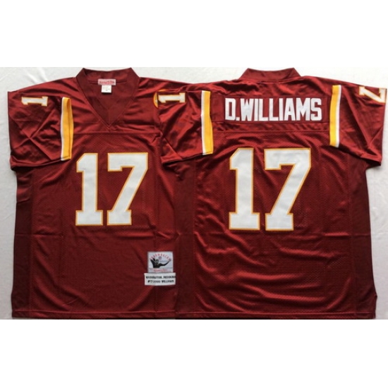 Mitchell And Ness Redskins #17 d williams Red Throwback Stitched NFL Jersey Mitchell And Ness Redskins #17 d williams Red Throwback Stitched NFL Jersey