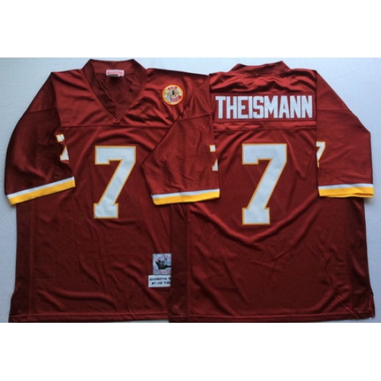 Mitchell And Ness Redskins #7 joe theismann Red Throwback Stitched NFL Jersey Mitchell And Ness Redskins #7 joe theismann Red Throwback Stitched NFL Jersey