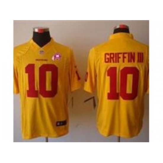 Nike NFL Washington Redskins #10 Robert Griffin III Yellow Jersey W 80TH Pa-tch(Limited) Nike NFL Washington Redskins #10 Robert Griffin III Yellow Jersey W 80TH Pa-tch(Limited)