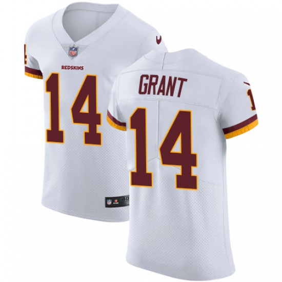 Nike Redskins #14 Ryan Grant White Mens Stitched NFL Vapor Untouchable Elite Jersey Nike Redskins #14 Ryan Grant White Mens Stitched NFL Vapor Untouchable Elite Jersey