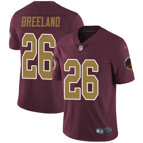Nike Redskins #26 Bashaud Breeland Burgundy Red Alternate Mens Stitched NFL Vapor Untouchable Limited Jersey Nike Redskins #26 Bashaud Breeland Burgundy Red Alternate Mens Stitched NFL Vapor Untouchable Limited Jersey