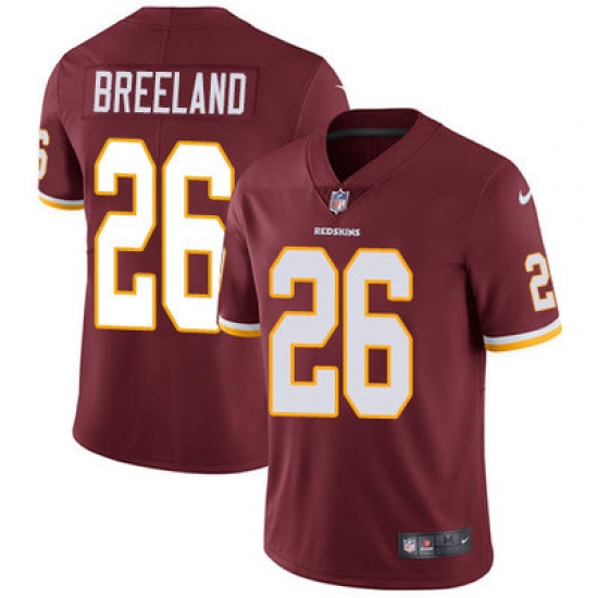 Nike Redskins #26 Bashaud Breeland Burgundy Red Team Color Mens Stitched NFL Vapor Untouchable Limited Jersey Nike Redskins #26 Bashaud Breeland Burgundy Red Team Color Mens Stitched NFL Vapor Untouchable Limited Jersey