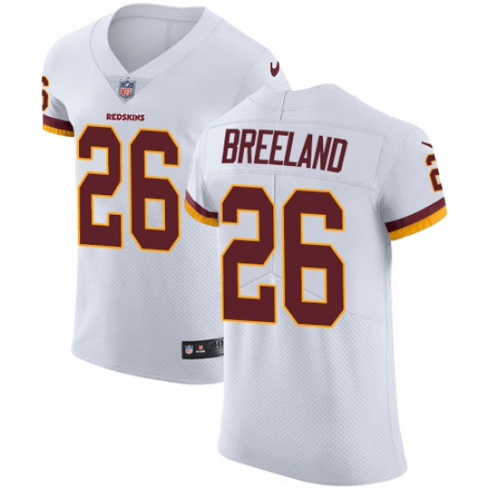 Nike Redskins #26 Bashaud Breeland White Mens Stitched NFL Vapor Untouchable Elite Jersey Nike Redskins #26 Bashaud Breeland White Mens Stitched NFL Vapor Untouchable Elite Jersey