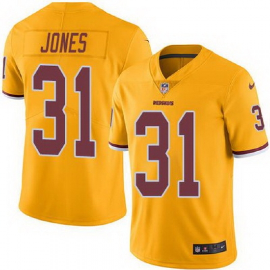 Nike Redskins #31 Matt Jones Gold Mens Stitched NFL Limited Rush Jersey Nike Redskins #31 Matt Jones Gold Mens Stitched NFL Limited Rush Jersey