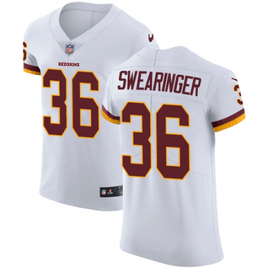 Nike Redskins #36 D J Swearinger White Mens Stitched NFL Vapor Untouchable Elite Jersey Nike Redskins #36 D J Swearinger White Mens Stitched NFL Vapor Untouchable Elite Jersey