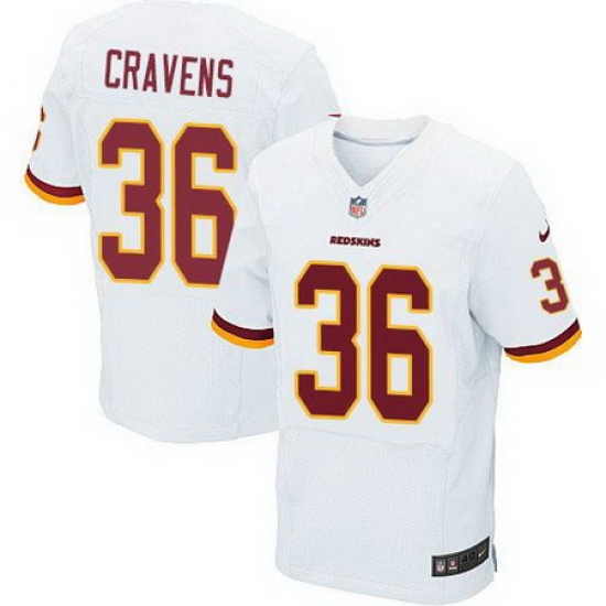 Nike Redskins #36 Su 27a Cravens White Mens Stitched NFL Elite Jersey Nike Redskins #36 Su 27a Cravens White Mens Stitched NFL Elite Jersey