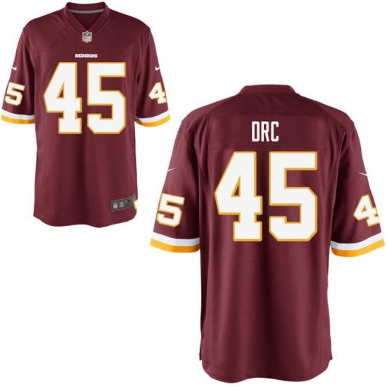 Nike Redskins 45 Drc Burgundy Game Jersey Nike Redskins 45 Drc Burgundy Game Jersey