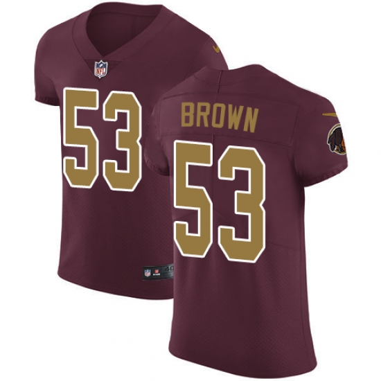Nike Redskins #53 Zach Brown Burgundy Red Alternate Mens Stitched NFL Vapor Untouchable Elite Jersey Nike Redskins #53 Zach Brown Burgundy Red Alternate Mens Stitched NFL Vapor Untouchable Elite Jersey