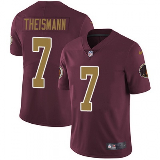 Nike Redskins #7 Joe Theismann Burgundy Red Alternate Mens Stitched NFL Vapor Untouchable Limited Jersey Nike Redskins #7 Joe Theismann Burgundy Red Alternate Mens Stitched NFL Vapor Untouchable Limited Jersey