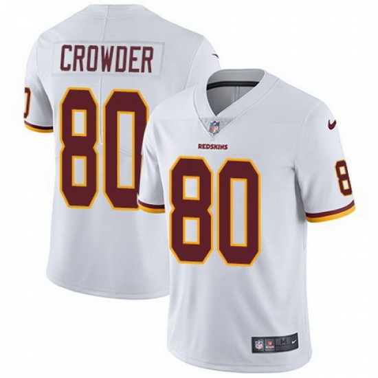 Nike Redskins 80 Jamison Crowder White Vapor Untouchable Limited Jersey Nike Redskins 80 Jamison Crowder White Vapor Untouchable Limited Jersey