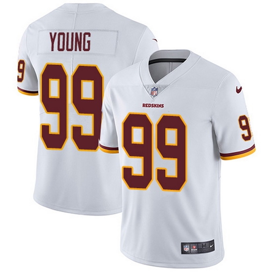 Nike Redskins 99 Chase Young White Men Stitched NFL Vapor Untouchable Limited Jersey Nike Redskins 99 Chase Young White Men Stitched NFL Vapor Untouchable Limited Jersey