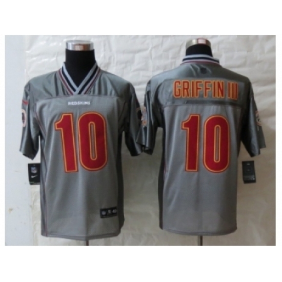 Nike Washington RedSkins 10 Robert Griffin III Grey Elite Vapor NFL Jersey Nike Washington RedSkins 10 Robert Griffin III Grey Elite Vapor NFL Jersey