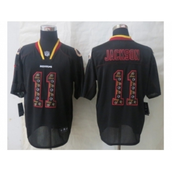 Nike Washington RedSkins 11 DeSean Jackson Black Elite Lights Out Fashion NFL Jersey Nike Washington RedSkins 11 DeSean Jackson Black Elite Lights Out Fashion NFL Jersey