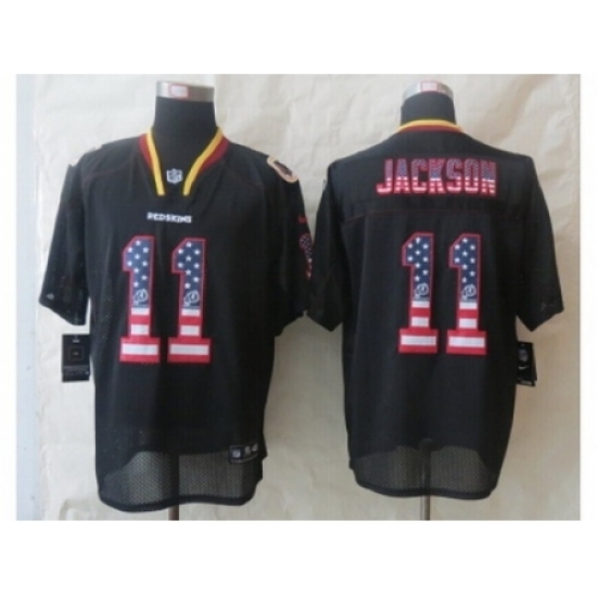Nike Washington RedSkins 11 DeSean Jackson Black Elite USA Flag Fashion NFL Jersey Nike Washington RedSkins 11 DeSean Jackson Black Elite USA Flag Fashion NFL Jersey
