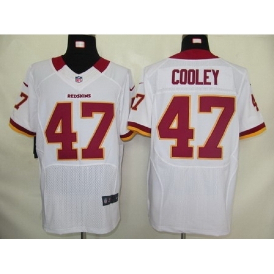 Nike Washington RedSkins 47 Chris Cooley White Elite NFL Jersey Nike Washington RedSkins 47 Chris Cooley White Elite NFL Jersey