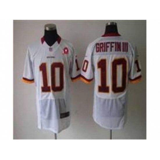 Nike Washington Redskins 10 Robert Griffin III White Elite 80TH Patch NFL Jersey Nike Washington Redskins 10 Robert Griffin III White Elite 80TH Patch NFL Jersey