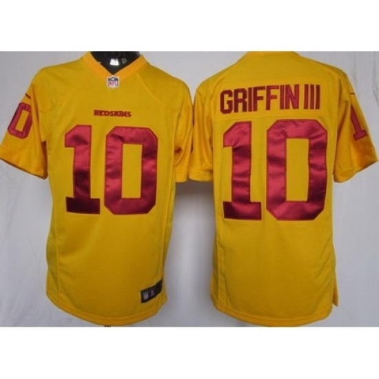 Nike Washington Redskins 10 Robert Griffin III Yellow Game NFL Jersey Nike Washington Redskins 10 Robert Griffin III Yellow Game NFL Jersey