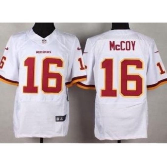 Nike Washington Redskins 16 Colt McCoy White Elite NFL Jersey Nike Washington Redskins 16 Colt McCoy White Elite NFL Jersey