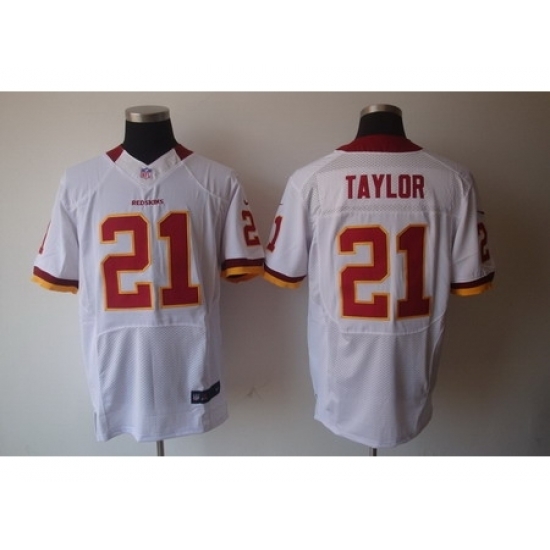 Nike Washington Redskins 21 Fred Taylor White Elite NFL Jersey Nike Washington Redskins 21 Fred Taylor White Elite NFL Jersey