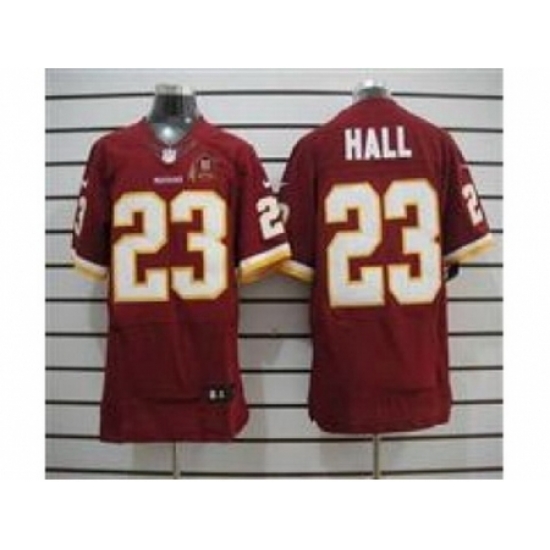 Nike Washington Redskins 23 DeAngelo Hall Red Elite 80TH Patch NFL Jersey Nike Washington Redskins 23 DeAngelo Hall Red Elite 80TH Patch NFL Jersey