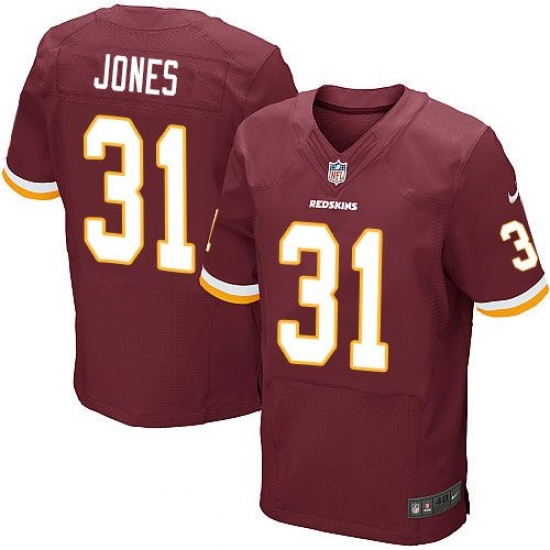 Nike Washington Redskins #31 Matt Jones Burgundy Red Team Color Mens Stitched NFL Elite Jersey Nike Washington Redskins #31 Matt Jones Burgundy Red Team Color Mens Stitched NFL Elite Jersey