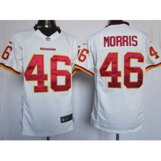 Nike Washington Redskins 46 Alfred Morris White Game NFL Jersey Nike Washington Redskins 46 Alfred Morris White Game NFL Jersey