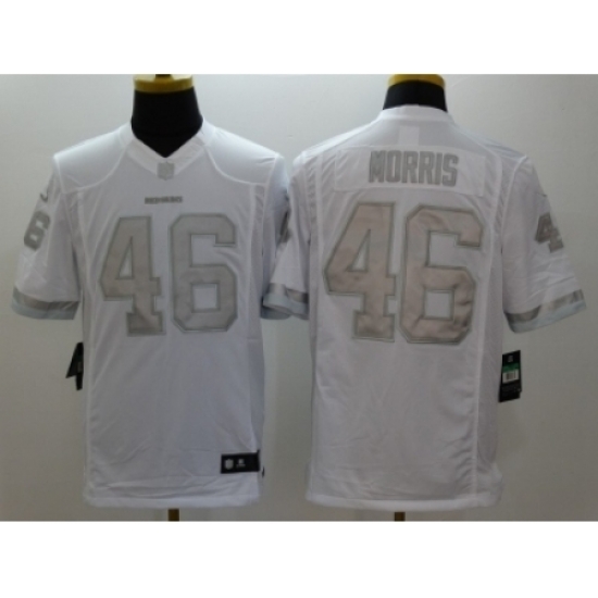 Nike Washington Redskins 46 Alfred Morris White Game Platinum NFL Jersey Nike Washington Redskins 46 Alfred Morris White Game Platinum NFL Jersey