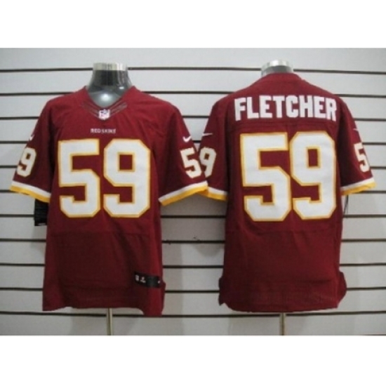 Nike Washington Redskins 59 London Fletcher Red Elite NFL Jersey Nike Washington Redskins 59 London Fletcher Red Elite NFL Jersey