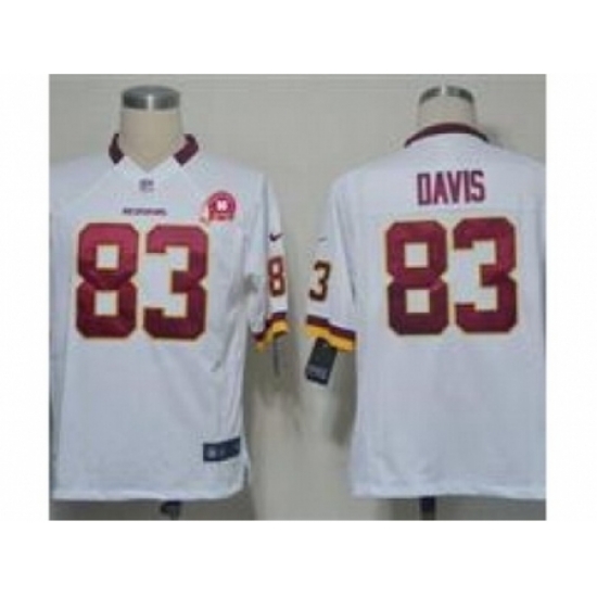 Nike Washington Redskins 83 Fred Davis White Game 80TH Patch NFL Jersey Nike Washington Redskins 83 Fred Davis White Game 80TH Patch NFL Jersey