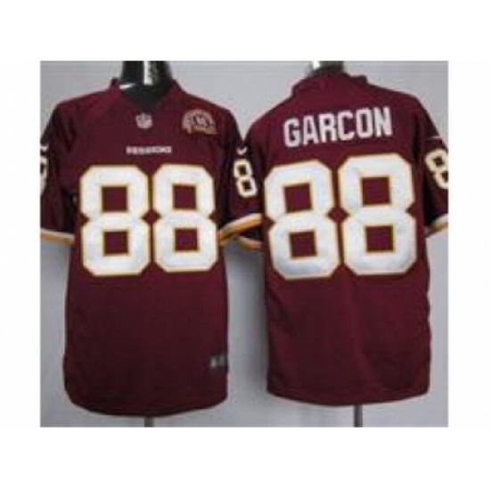 Nike Washington Redskins 88 Pierre Garcon Red Game 80TH Patch NFL Jersey Nike Washington Redskins 88 Pierre Garcon Red Game 80TH Patch NFL Jersey