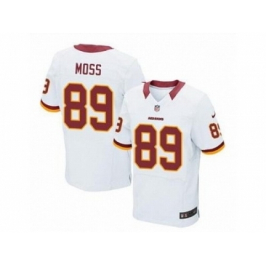 Nike Washington Redskins 89 Santana Moss white Elite NFL Jersey Nike Washington Redskins 89 Santana Moss white Elite NFL Jersey
