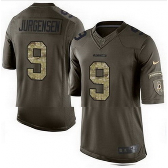 Nike Washington Redskins #9 Sonny Jurgensen Green Mens Stitched NFL Limited Salute to Service Jersey Nike Washington Redskins #9 Sonny Jurgensen Green Mens Stitched NFL Limited Salute to Service Jersey