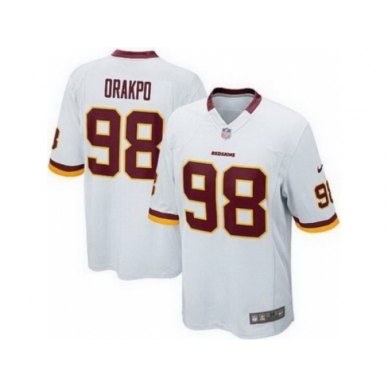 Nike Washington Redskins 98 Brian Orakpo White Game NFL Jersey Nike Washington Redskins 98 Brian Orakpo White Game NFL Jersey