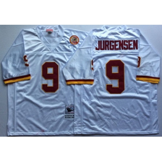 Redskins 9 Sonny Jurgensen White Throwback Jersey Redskins 9 Sonny Jurgensen White Throwback Jersey