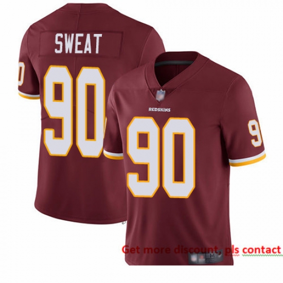 Redskins 90 Montez Sweat Burgundy Red Team Color Men Stitched Football Vapor Untouchable Limited Jersey Redskins 90 Montez Sweat Burgundy Red Team Color Men Stitched Football Vapor Untouchable Limited Jersey
