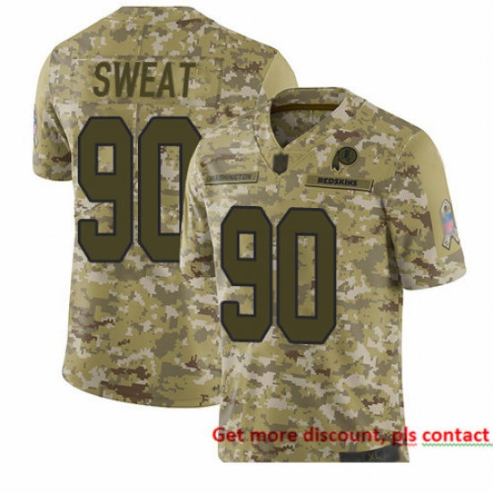 Redskins 90 Montez Sweat Camo Men Stitched Football Limited 2018 Salute To Service Jersey Redskins 90 Montez Sweat Camo Men Stitched Football Limited 2018 Salute To Service Jersey