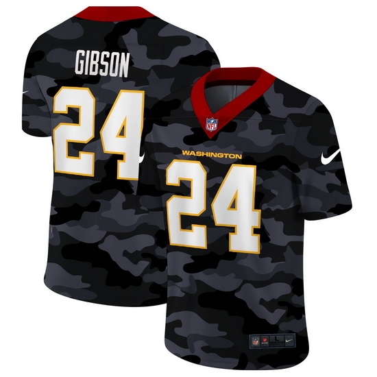 Washington Redskins 24 Antonio Gibson Men Nike 2020 Black CAMO Vapor Untouchable Limited Stitched NFL Jersey Washington Redskins 24 Antonio Gibson Men Nike 2020 Black CAMO Vapor Untouchable Limited Stitched NFL Jersey