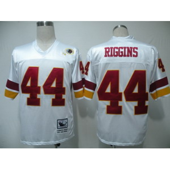 Washington Redskins 44 Riggins White throwback Jerseys Washington Redskins 44 Riggins White throwback Jerseys