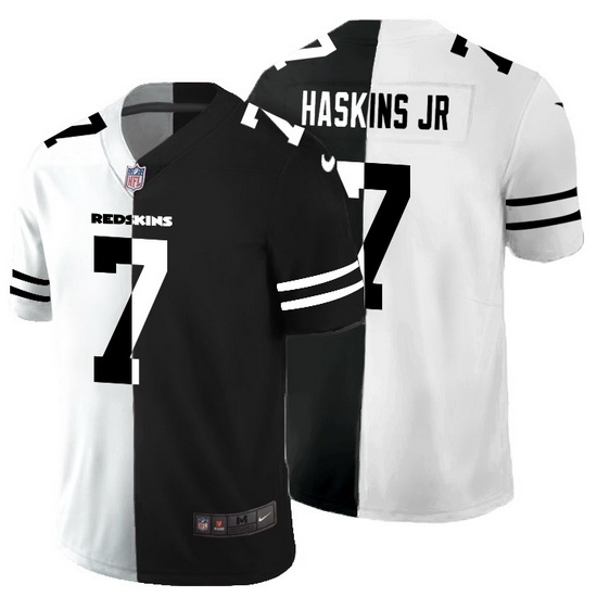 Washington Redskins 7 Dwayne Haskins Jr Men Black V White Peace Split Nike Vapor Untouchable Limited NFL Jersey Washington Redskins 7 Dwayne Haskins Jr Men Black V White Peace Split Nike Vapor Untouchable Limited NFL Jersey