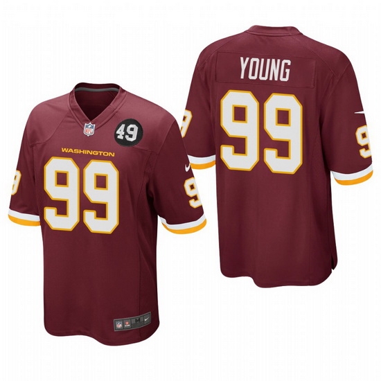 Washington Redskins 99 Chase Young Men Nike Burgundy Bobby Mitchell Uniform Patch NFL Game Jersey Washington Redskins 99 Chase Young Men Nike Burgundy Bobby Mitchell Uniform Patch NFL Game Jersey
