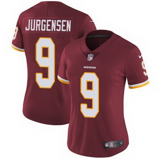 Nike Redskins #9 Sonny Jurgensen Burgundy Red Team Color Womens Stitched NFL Vapor Untouchable Limited Jersey Nike Redskins #9 Sonny Jurgensen Burgundy Red Team Color Womens Stitched NFL Vapor Untouchable Limited Jersey