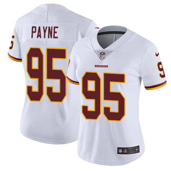 Nike Redskins #95 Da Ron Payne White Womens Stitched NFL Vapor Untouchable Limited Jersey Nike Redskins #95 Da Ron Payne White Womens Stitched NFL Vapor Untouchable Limited Jersey