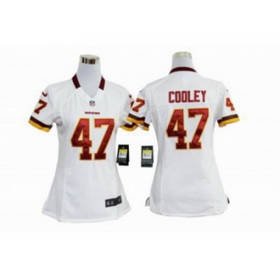 Nike Women NFL Washington Redskins #47 Chris Cooley White Jerseys Nike Women NFL Washington Redskins #47 Chris Cooley White Jerseys