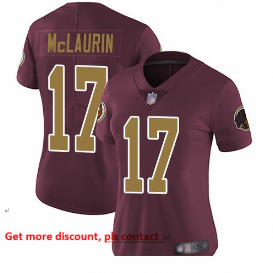 Redskins 17 Terry McLaurin Burgundy Red Alternate Women Stitched Football Vapor Untouchable Limited Jersey Redskins 17 Terry McLaurin Burgundy Red Alternate Women Stitched Football Vapor Untouchable Limited Jersey